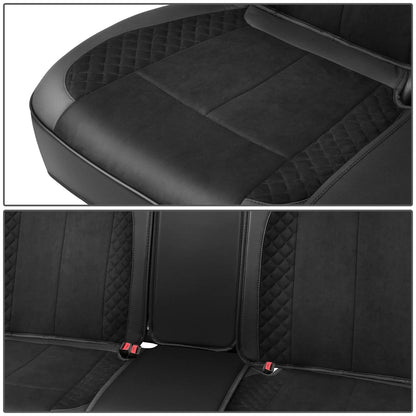 Voris Style Full Set Seat Covers - Black