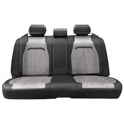 Voris Style Full Set Seat Covers - Black/Grey