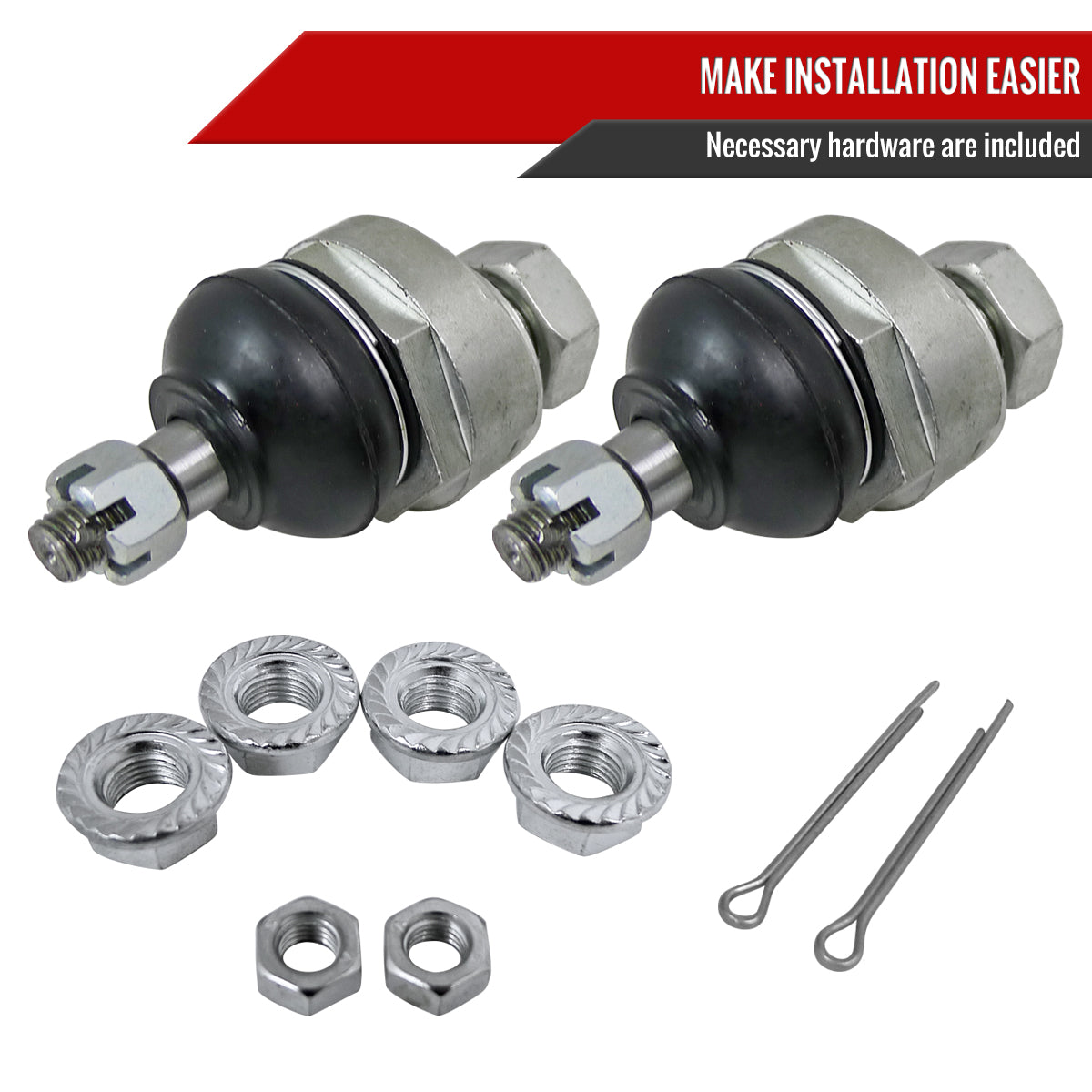 2008-2013 Honda Accord Acura TL/TSX Adjustable Front Ball Joints & Rear Control Arms