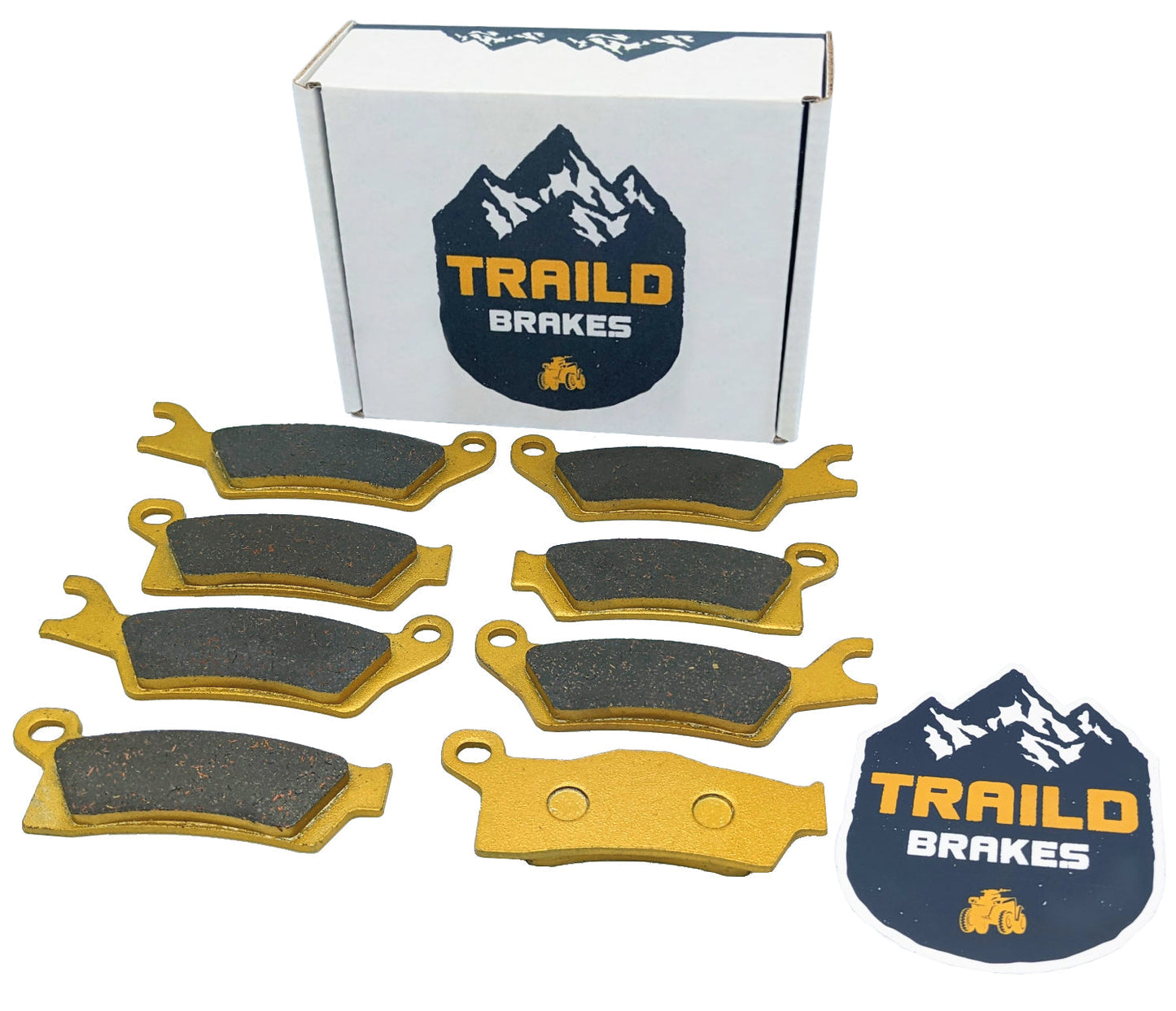 Can-Am Outlander 1000/850/650/450 6x6 2015-2026 4 Wheel Ceramic Brake Pad Set