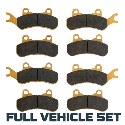 Can-Am Commander/Commander MAX 1000R/700 2021-2026 Front & Rear Ceramic Brake Pad Set