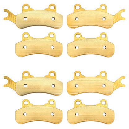 Can-Am Defender MAX HD7 HD8 HD9 HD10 HD11 6x6 & PRO 2017-2026 Front & Rear Brass Brake Pad Set