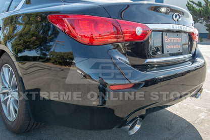 2014-Present Infiniti Q50 Mid Pipe Muffler Delete Axle Back Exhaust Kit