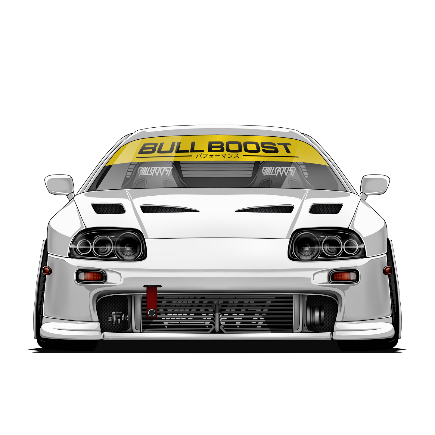 Bull Boost Vinyl Window Banner | 45 ENTRIES