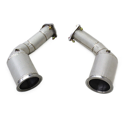 Catless High Flow 304 Stainless Exhaust Downpipe for Audi RS4 RS5 2.9T