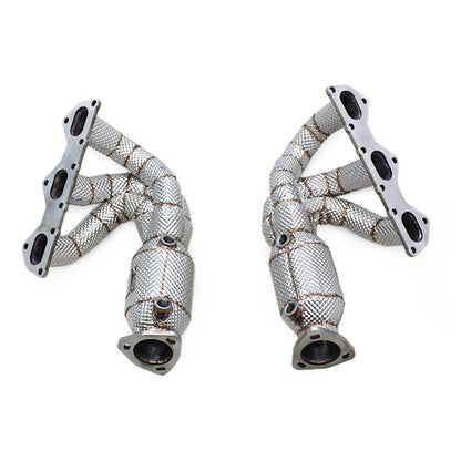 Catted Exhaust Manifold for Porsche Boxster Cayman 987 987.2