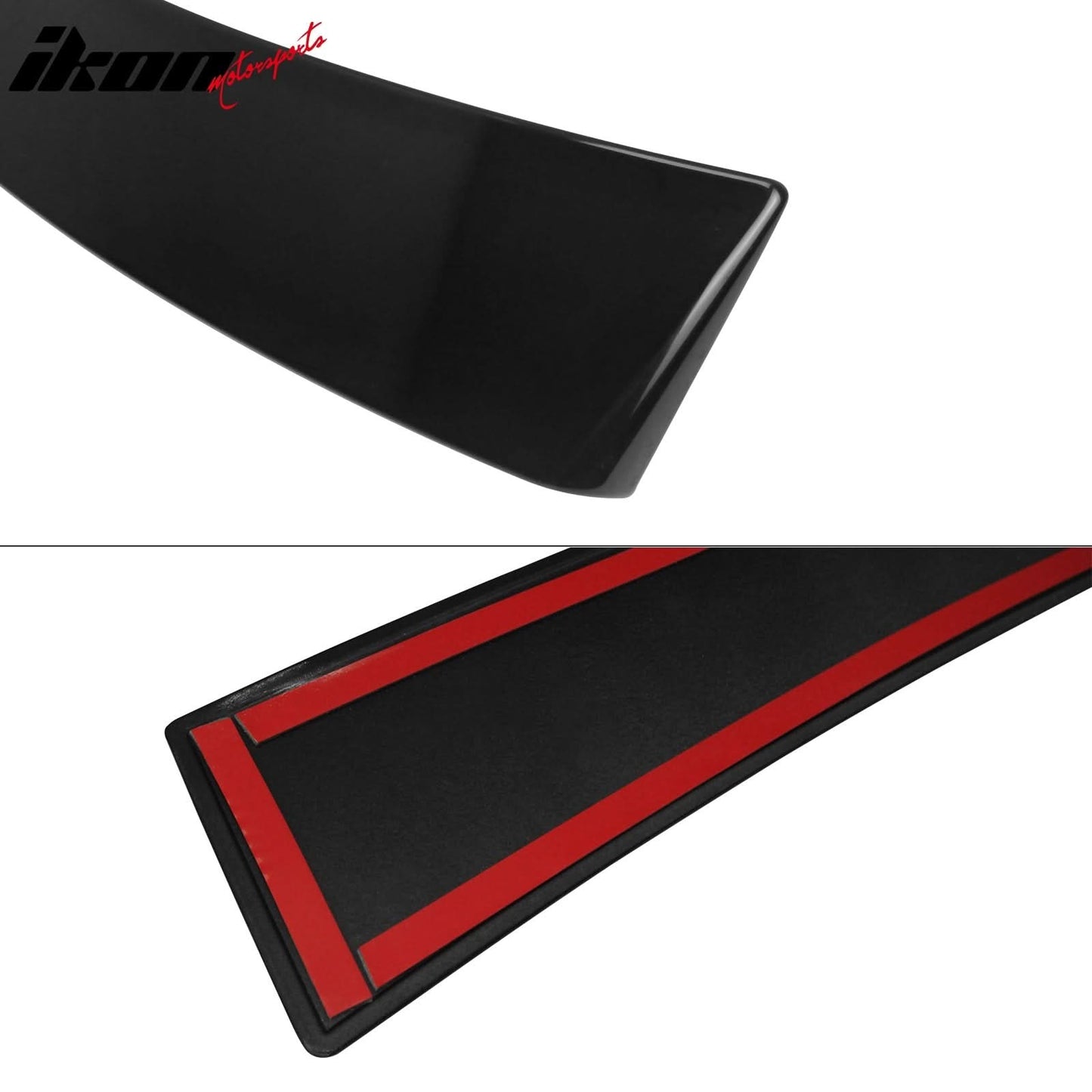 2008-2014 Benz W204 #040 Black AMG Style Trunk & OE Roof Spoiler ABS