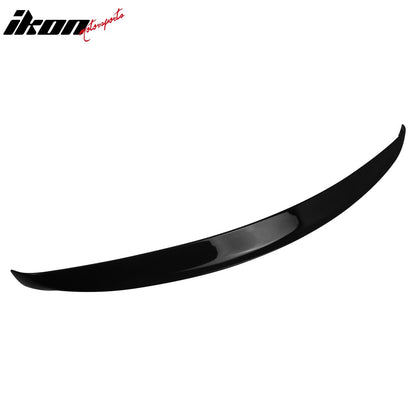 Fits 07-13 W221 Trunk Spoiler & L Type Roof Wing #040 Black