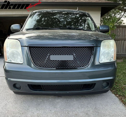 2007-2014 GMC Yukon XL 1500 Denali Sport Black Lower Bumper Grille