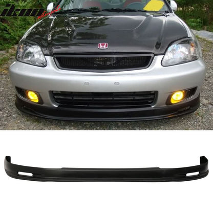 Fits 99-00 Civic Mugen PP Front Bumper Lip + 2PC Rear Bumper Lip Spats