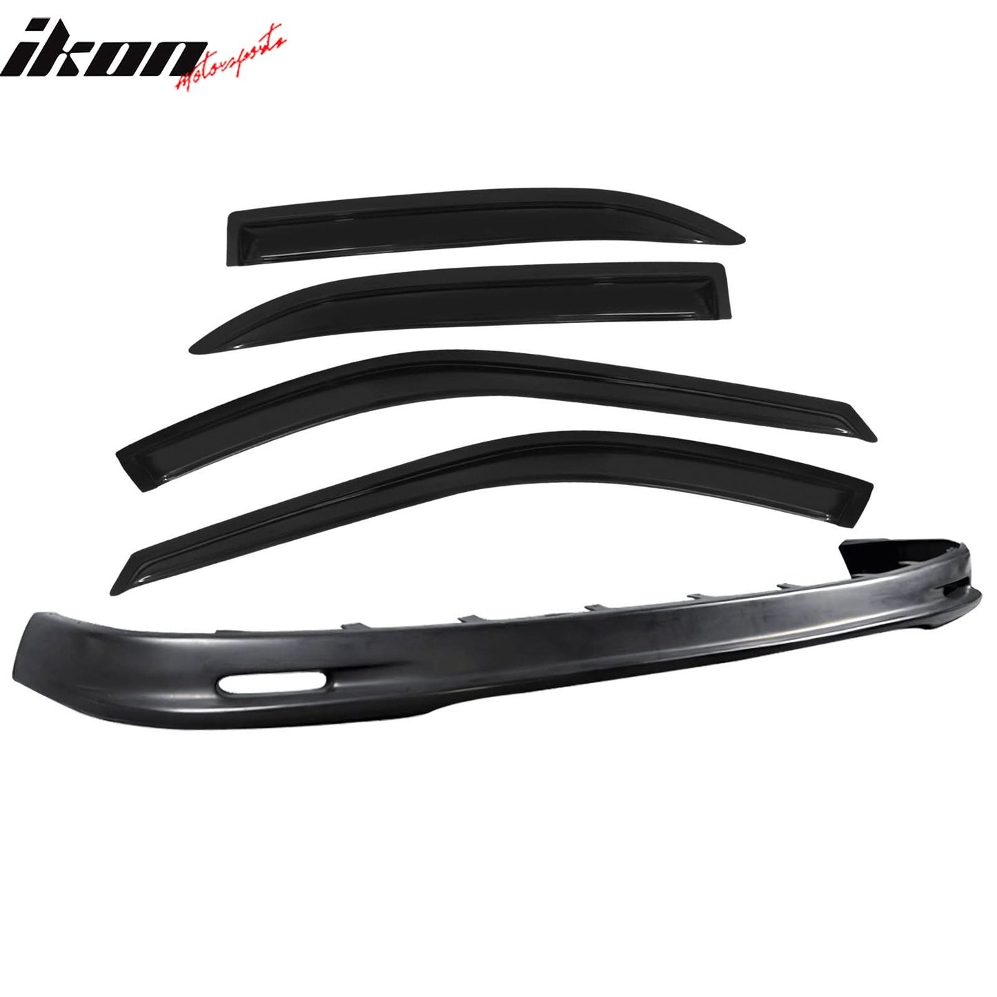 Fits 96-97 Honda Accord Mugen Front Bumper Lip + Sun Window Visor