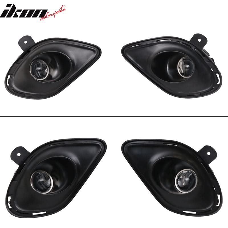 Fits 15-23 Charger Color SRT8 PP Front Bumper + Fog Cover + Foglight