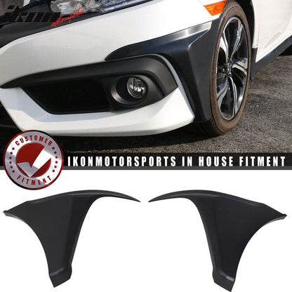 Special Deal Fits 16-18 Civic Coupe HFP PP Front + PU Rear Bumper Lip