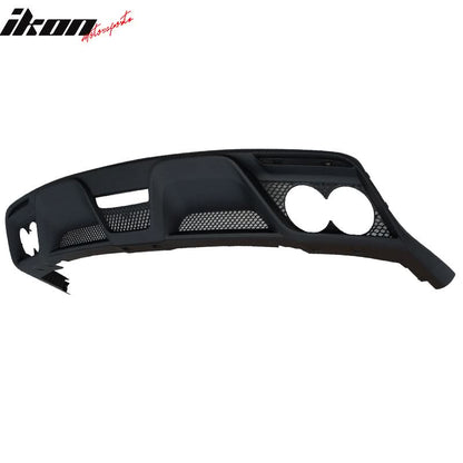 2015-2017 Ford Mustang Rear Bumper Diffuser w/ Dual Exhaust Pipes