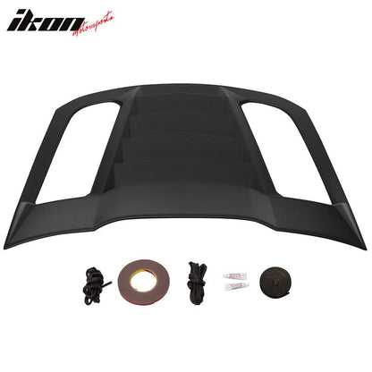 2015-2023 Ford Mustang Coupe Unpainted Rear Side Window Louver ABS