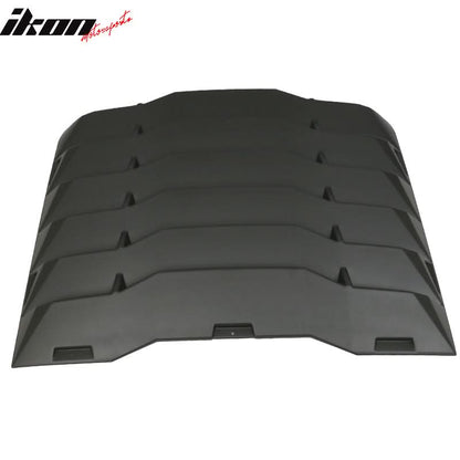 2003-2008 Nissan 350Z Black Rear Window Louver Side Vent ABS Plastic