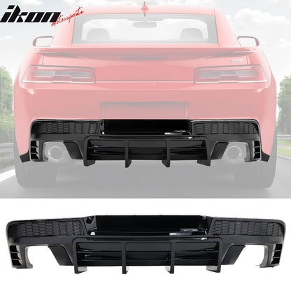 2014-2015 Chevy Camaro Ikon Rear Diffuser Bumper Lip PP