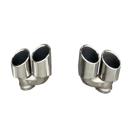 2014-2015 Chevy Camaro Black Rear Diffuser + Quad Exhaust Tips