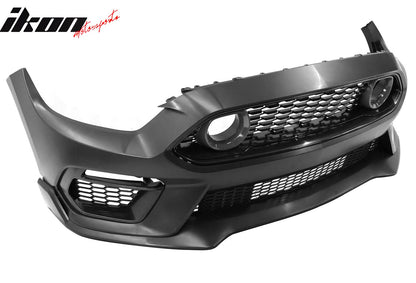 2015-2017 Ford Mustang Front Bumper Cover W/ Chin Lip LED Grille