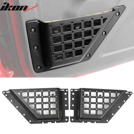 2021-2025 Ford Bronco 4-Door Black Door Storage Pocket Box ABS 4PCS
