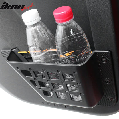 2021-2025 Ford Bronco 4-Door Black Door Storage Pocket Box ABS 4PCS