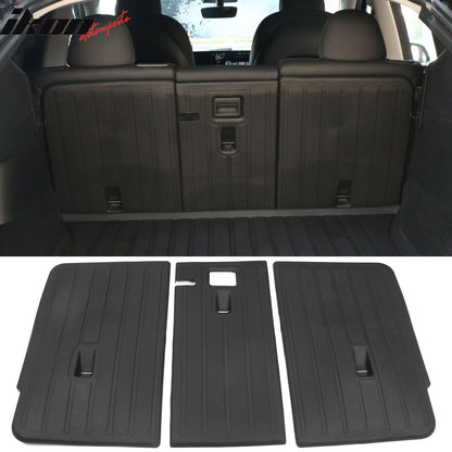 2020-2023 Tesla Model Y Black Trunk Mats Rear Seat Cover Injection TPE