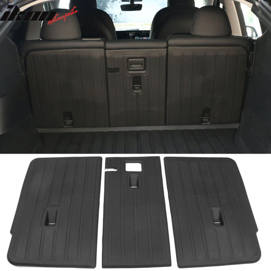 2020-2023 Tesla Model Y Black Trunk Mats Rear Seat Cover Injection TPE