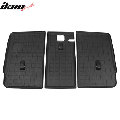 2020-2023 Tesla Model Y Black Trunk Mats Rear Seat Cover Injection TPE