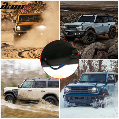 2021-2025 Ford Bronco 2/4Dr 2PC Nylon Roll Bar Grab Handles Grip