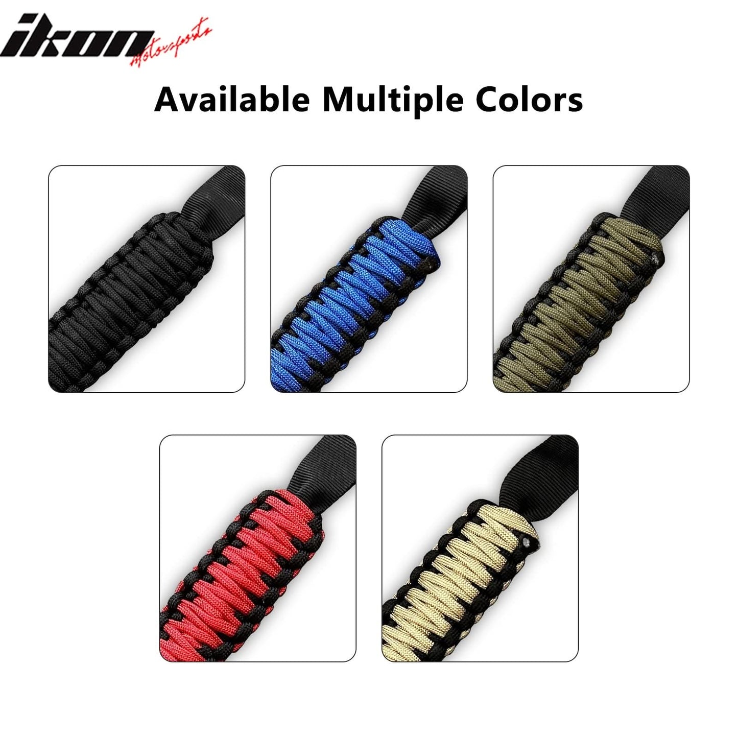 2021-2025 Ford Bronco 2/4Dr 2PC Nylon Roll Bar Grab Handles Grip