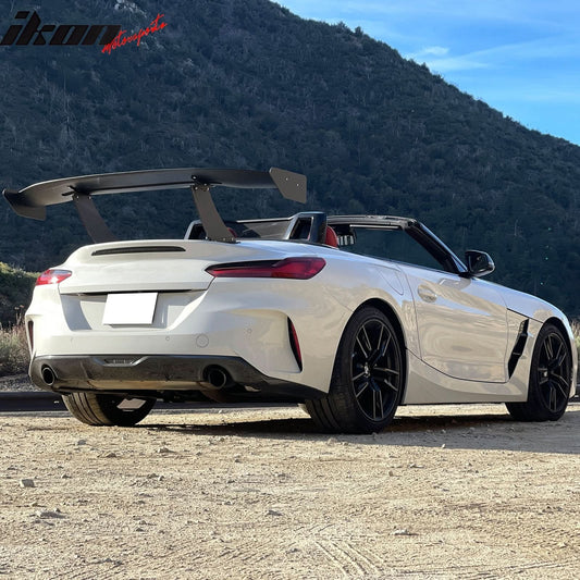 Universal 57'' GT Trunk Spoiler V1 Brackets V4A Legs + Side Plates ABS