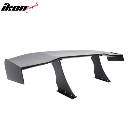 Universal 57'' GT Trunk Spoiler V1 Brackets V4B Legs + V4C Plates ABS