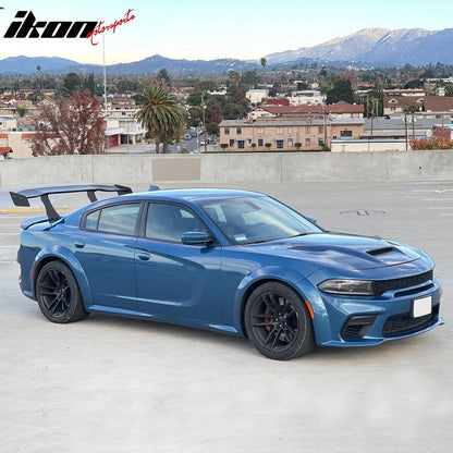Universal 57'' GT Trunk Spoiler V1 Brackets V4B Legs + V4D Plates ABS