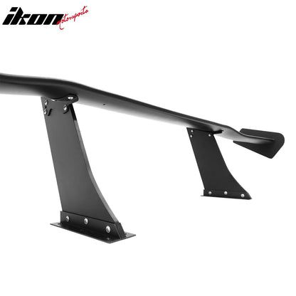 Universal 57'' GT Trunk Spoiler V1 Brackets V4C Legs + Side Plates ABS