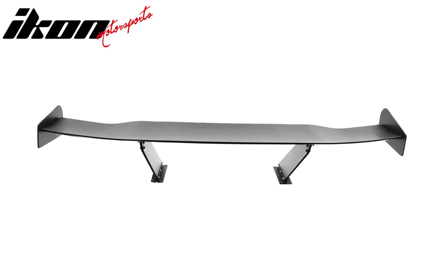 Universal 57'' GT Trunk Spoiler V1 Brackets V4D Legs + V4C Plates ABS