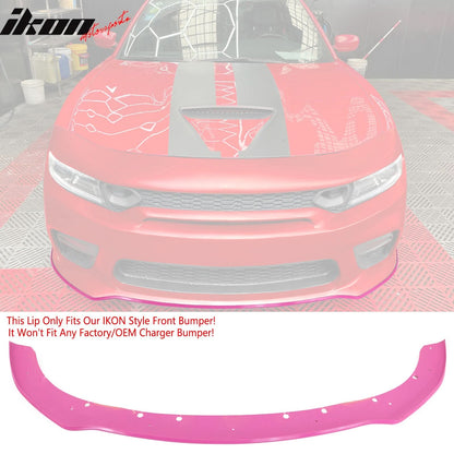 2015-2023 Dodge Charger Widebody Front Bumper Cover + Pink Lip PP