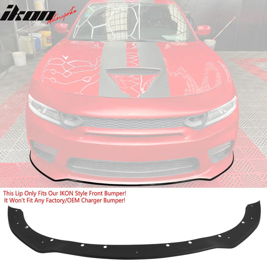 2015-2023 Dodge Charger Widebody SRT Bumper Cover Matte Black Lip PP