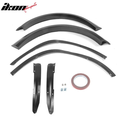 2015-2023 Dodge Charger IKON Matte Black Front Rear Bumper Covers PP
