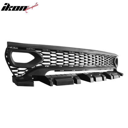 2015-2023 Dodge Charger IKON Matte Black Front Rear Bumper Covers PP