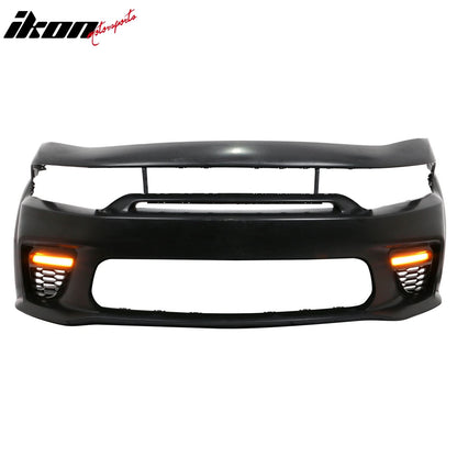 2015-2023 Dodge Charger Widebody SRT Unpainted Front Rear LED Bumpers