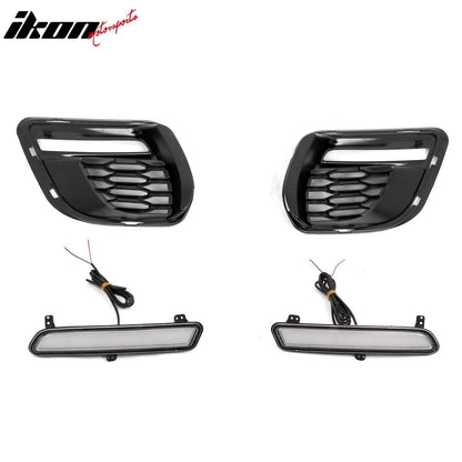 2015-2023 Dodge Charger Widebody Front Bumper Cover Pink Lip LED PP