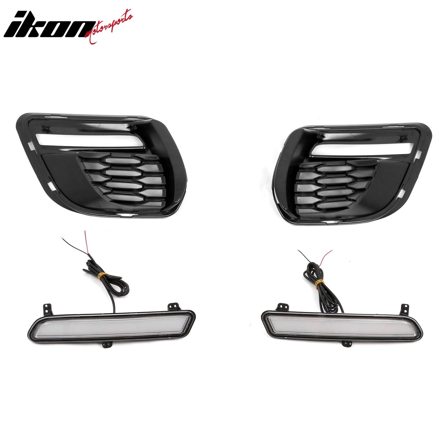2015-2023 Dodge Charger  Front Bumper Cover Grill LED Widebody Black P