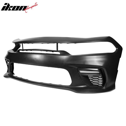 2015-2023 Dodge Charger Widebody SRT LED Front Bumper Cover Pink PP