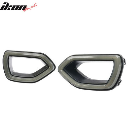 2015-2023 Dodge Charger Widebody LED Bumper Cover Matte Black Lip PP