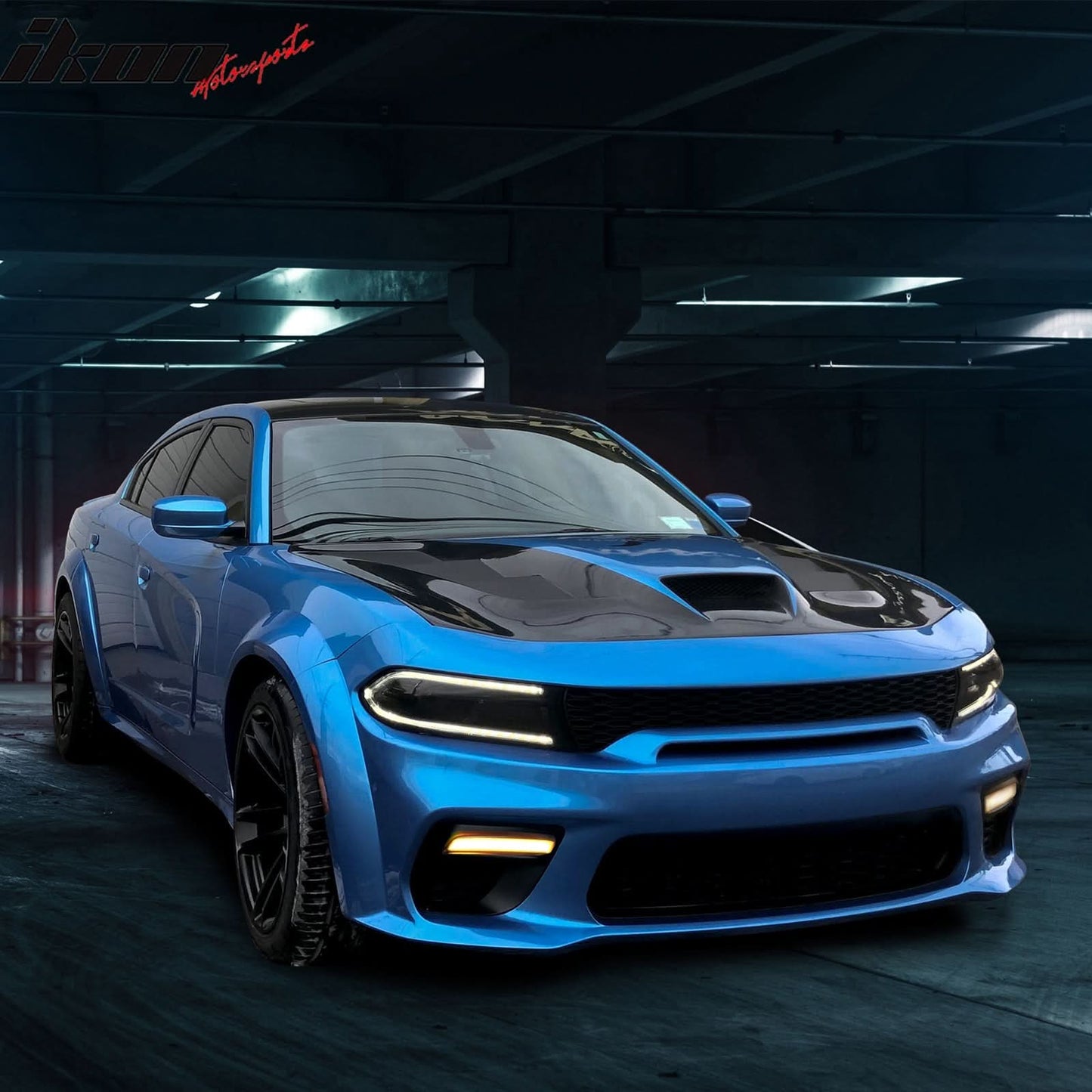 2020-2023 Dodge Charger Widebody Bumper Cover W/ SRT Grilles LED PP