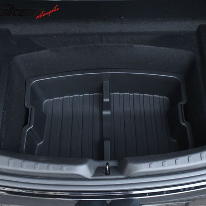 2024-2025 Tesla Model 3 Rear Trunk Lower + Upper Storage Organizer Box