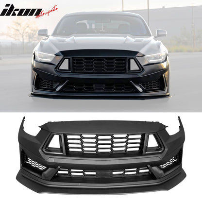 2015-2017 Ford Mustang Dark Horse Bumper Cover Switchback Headlight