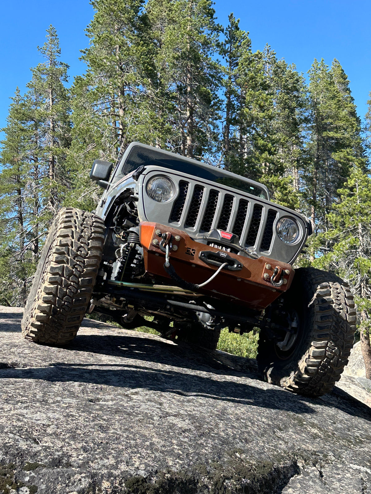 Gauntlet Front Bumper w/Winch Plate for Jeep JL/JT  (2018+)