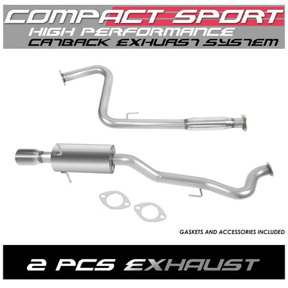 05-10 Chevrolet Cobalt / 07-10 Pontiac G5 Catback Exhaust - Stainless Steel