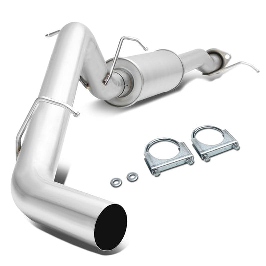 2015-2016 Chevrolet Colorado Single Tip Catback Exhaust Stainless Steel